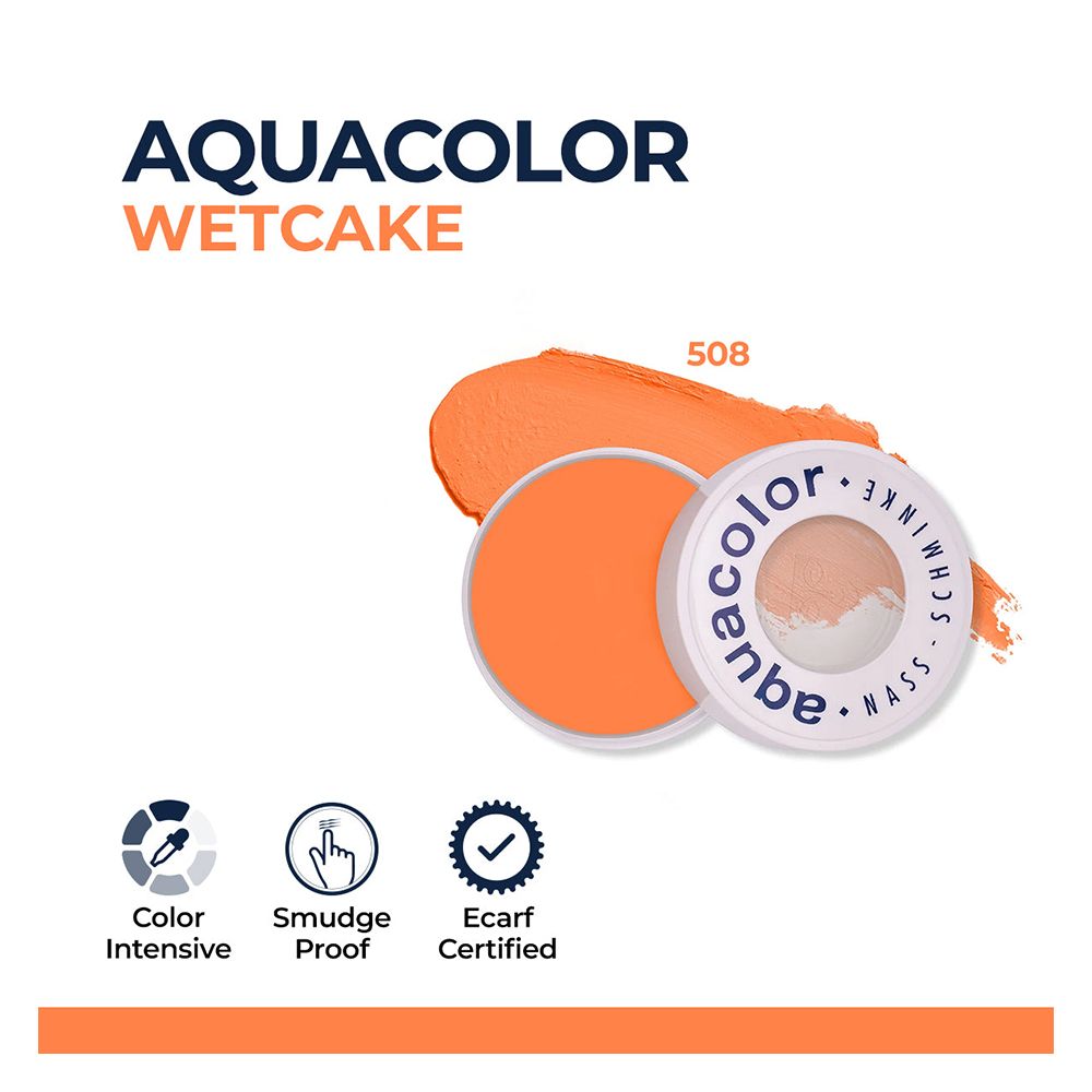 Kryolan Aqua Color Wet Cake Liner, 508, 8ml - Front View