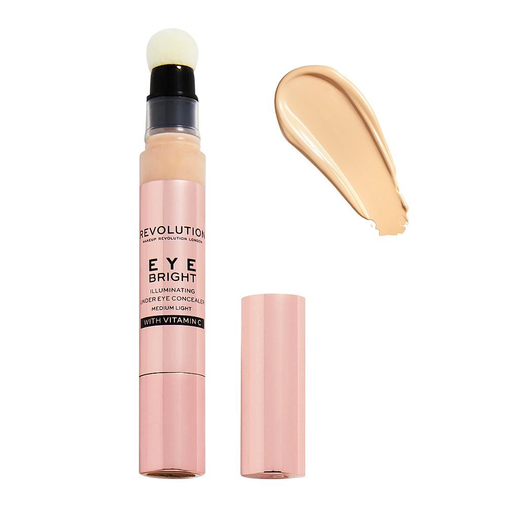 Makeup Revolution Eye Bright Illuminating Under Eye Concealer Porcelain - Front View