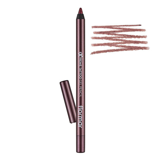 Flormar Extreme Tattoo Gel Pencil, 10 Dusty Plum -  Front View