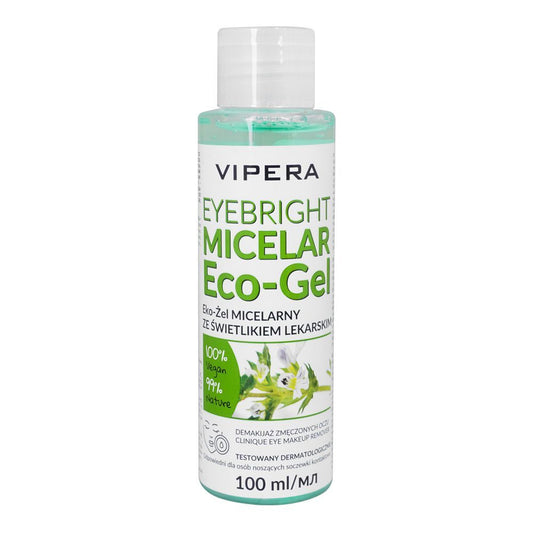 Vipera Eyebright Micellar Eco Gel, Eye Makeup Remover, 100ml - Front View