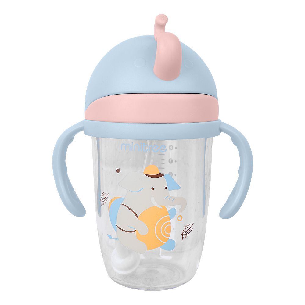 Mini Tree Tritan Wide Neck Feeding Bottle, BPA-Free, For 6+ Months, 270ml, MN-535 - Front View