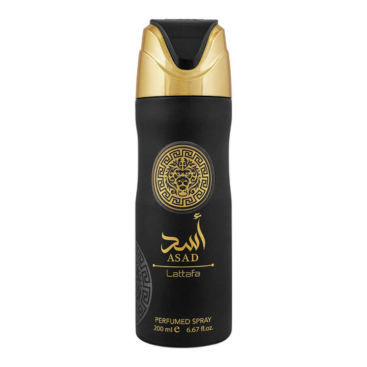 Lattafa Asad Body Spray, For Men, 200ml - Front View