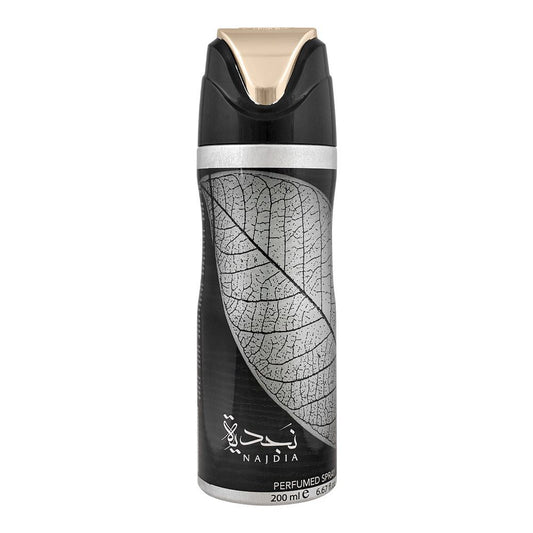 Lattafa Najdia Body Spray, For Men & Women, 200ml - Front View