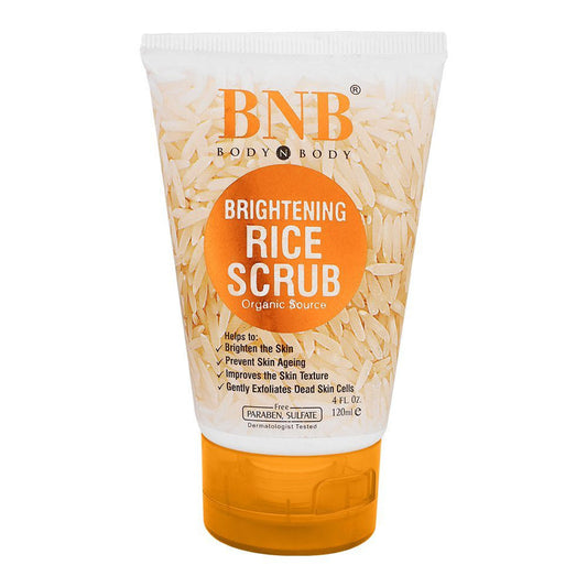 BNB Rice Scrub 120gm -  Front View