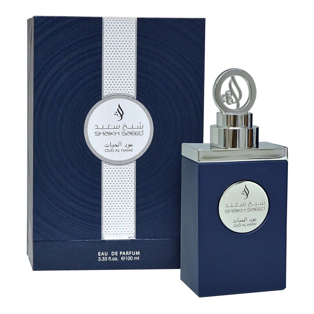 Shaikh Saeed Oud Al Hayat, Eau de Parfum, Arabic Oud Perfume For Men & Women, 100ml - Front View