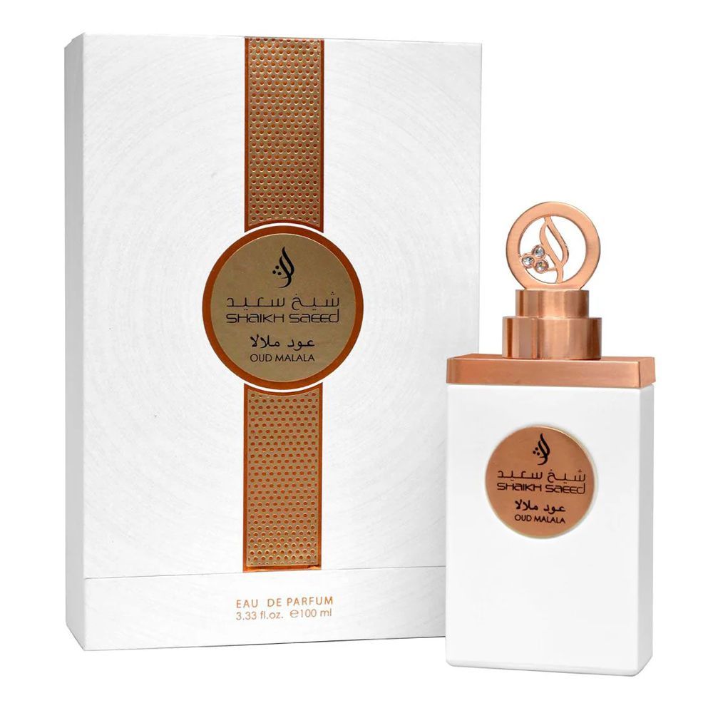 Shaikh Saeed Oud Malala, Eau de Parfum, Arabic Oud Perfume For Women, 100ml - Front View