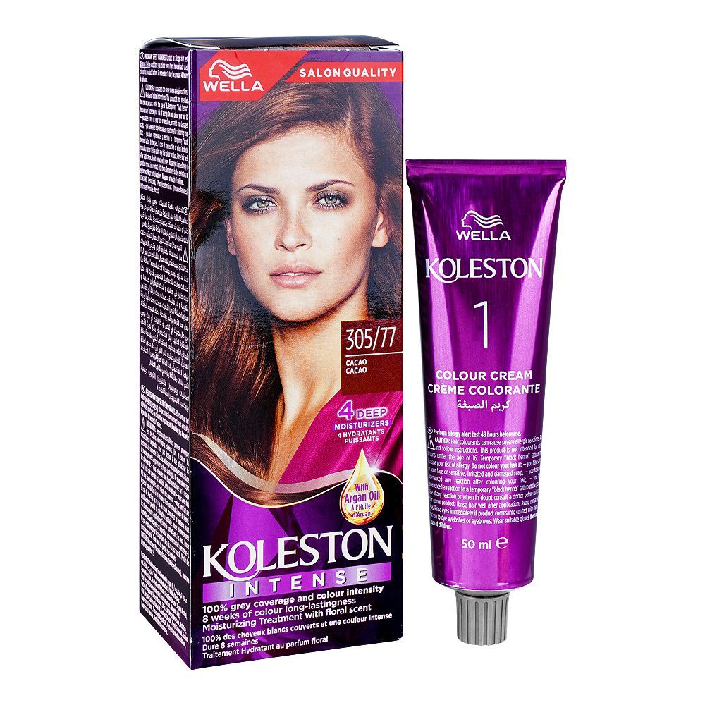 Wella Koleston Intense Hair Color, 305/77 Cacao -  Front View