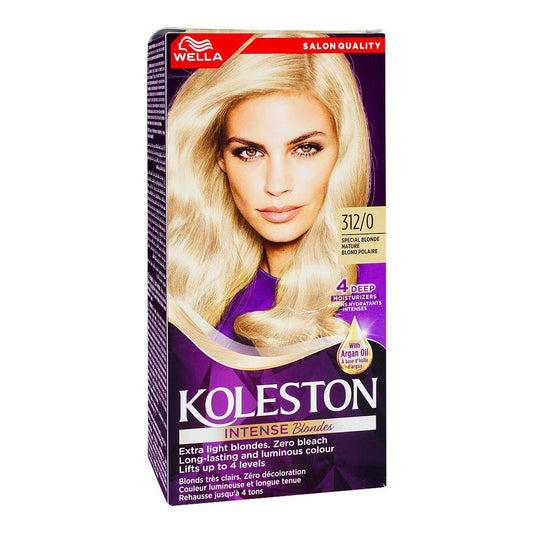 Wella Koleston Intense Blondes Hair Color, 312/0 Special Blonde Natural -  Front View