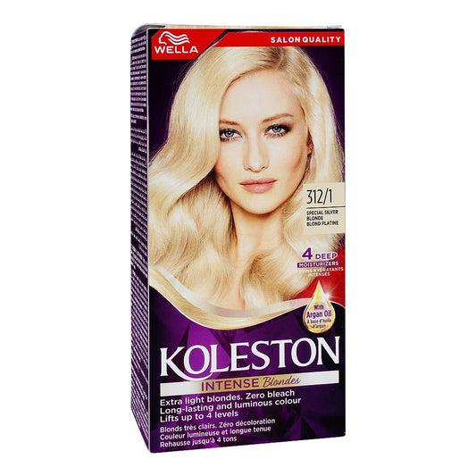 Wella Koleston Intense Blondes Hair Color, 312/1 Special Silver Blonde -  Front View