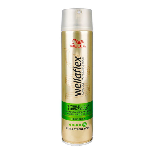 Wella Wellaflex Flexible Ultra Strong Hold 5 Hair Spray, 250ml - Front View