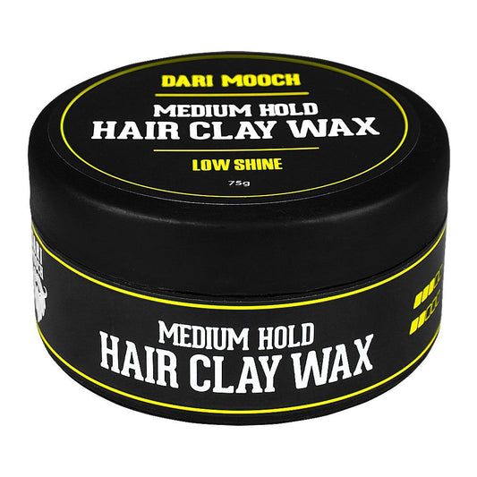 Dari Mooch Low Shine Medium Hold Hair Clay Wax, 75g - Front View