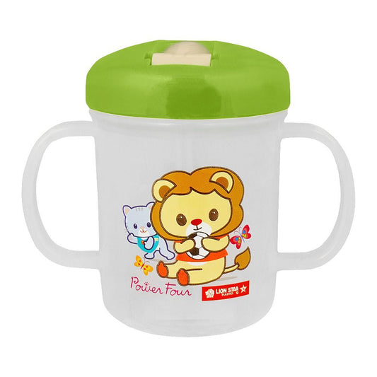 Lion Star Plastic Chise Mug With Handles, Baby Training Sippy Cup, 250ml, GL-71 - Front View