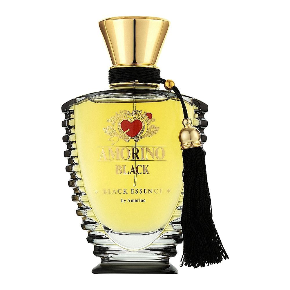 Amorino Black Essence, Eau de Parfum, For Men & Women, 100ml - Front View