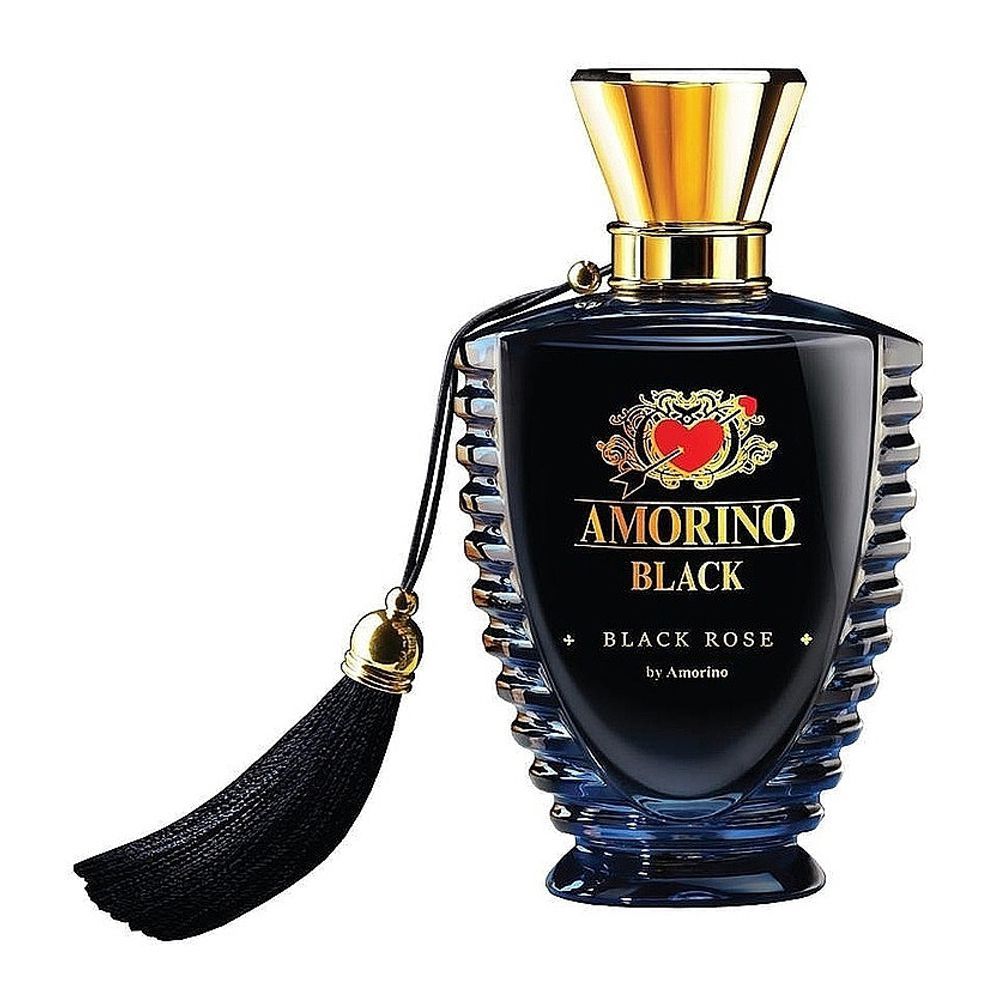 Amorino Black Rose, Eau de Parfum, For Men & Women, 100ml - Front View