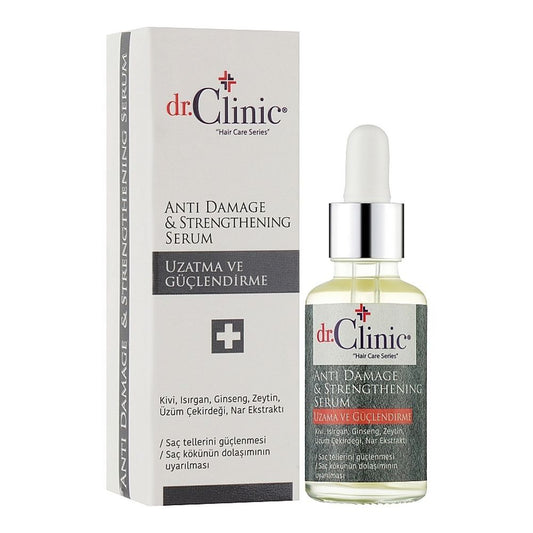 Dr.Clinic Hair Care Series Anti Damage & Strengthening Hair Serum, 30ml - Front View