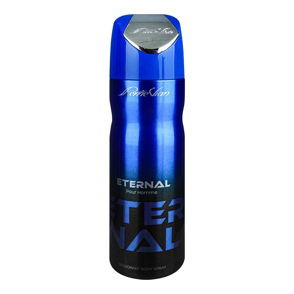 Perrie Vian Eternal Pour Homme Deodorant, Body Spray For Men, 200ml - Front View