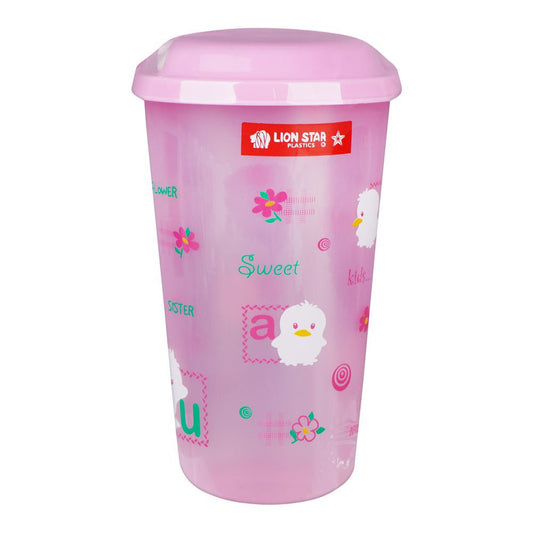 Lion Star Izzy Cup, 450ml Capacity, Pink, GL-68 - Front View