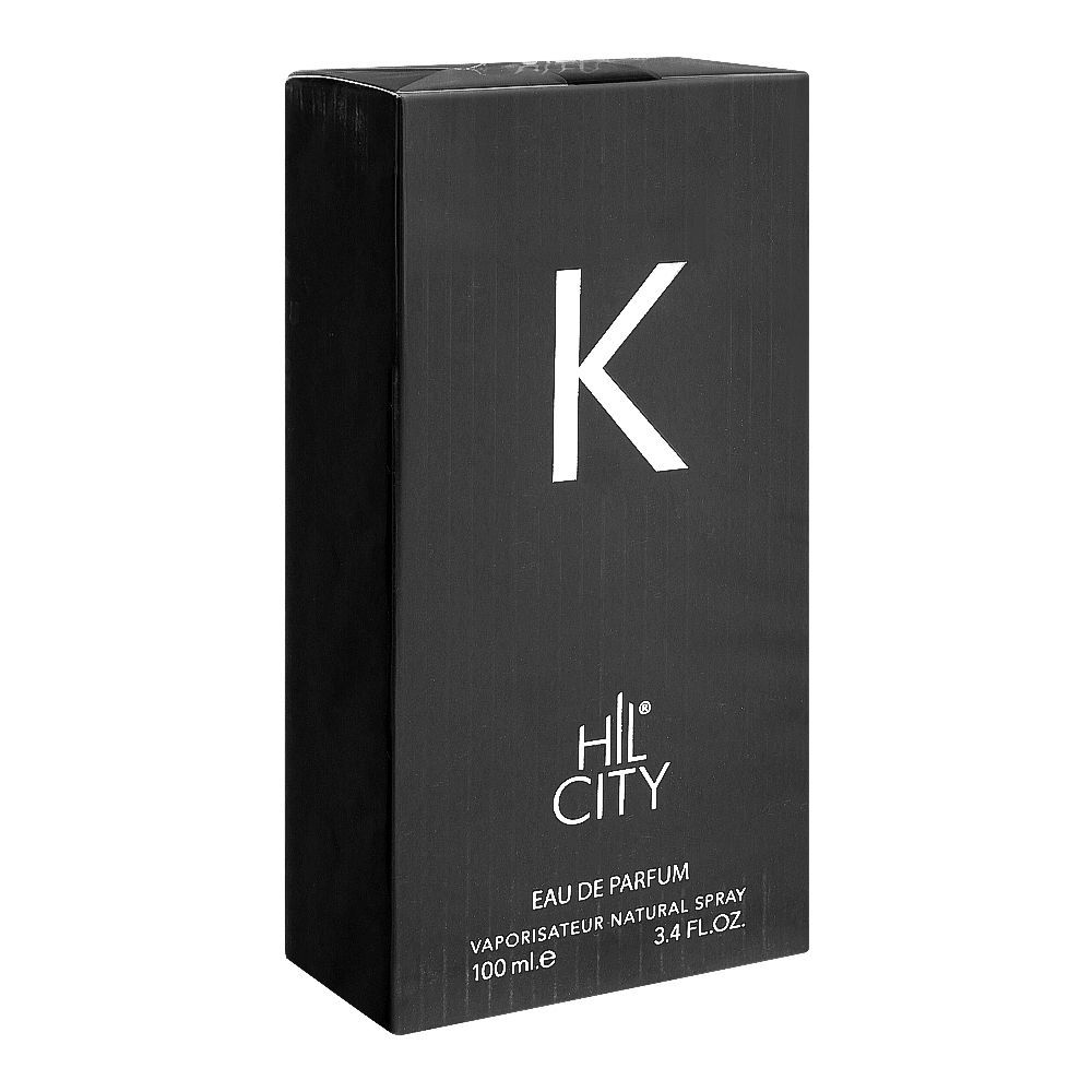 Hill City K, Eau de Parfum, For Men, 100ml - Front View