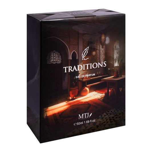 MTJ Tariq Traditions, Eau de Parfum, For Men, 50ml - Front View