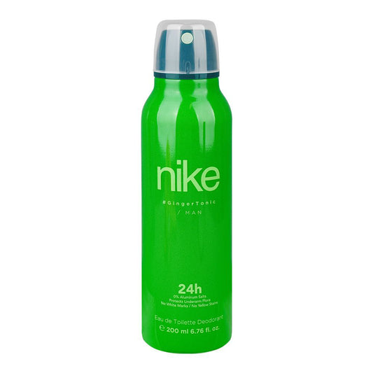 Nike-Ginger-Tonic-Deodorant-Spray-Eau-de-Toilette-24-Hours-Lasting-For-Mens-200ml - Front View