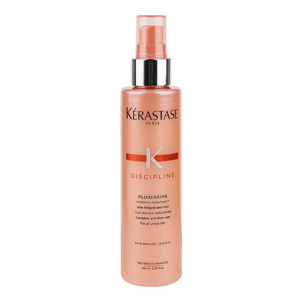 Kerastase Discipline Fluidissime Thermique Heat Protecting Spray, For Frizzy and Unruly Hair, 150ml - Front View