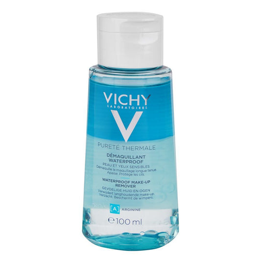 Vichy Purete Thermale Waterproof Eye Make-up Remover, For Sensitive Eyes, 100ml - Front View