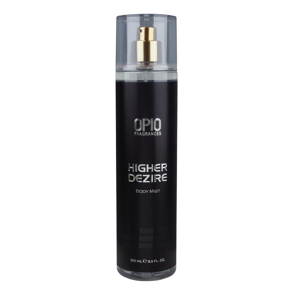 Opio High Dezire Body Mist, For Men's, 250ml - Front View