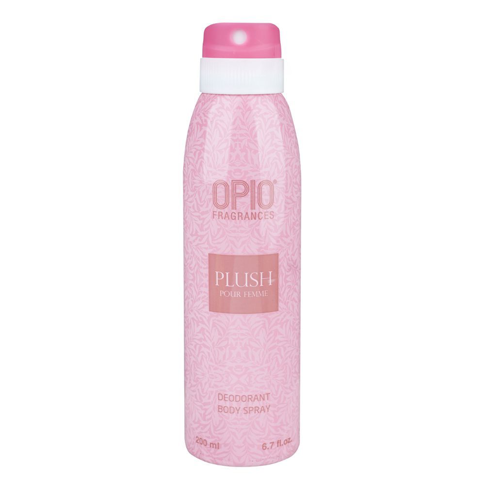 Opio Plush Pour Femme Deodorant, Body Spray For Women's, 200ml - Front View