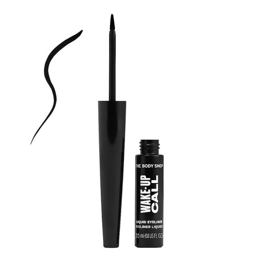 The Body Shop Wake-Up Call Liquid Eyeliner, 3.5ml, Black - Front View