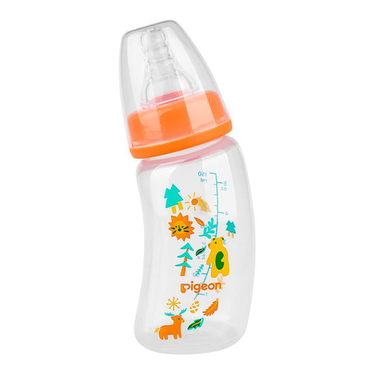 Pigeon Curve Nursing PP Bottle, Minimies Colic, BPA Free, For 0+ Months, 150ml, A79996 - Front View