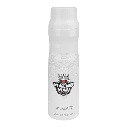 Mercato-Macho-Man-Perfumed-Body-Spray-Eau-De-Toilette-200ml - Front View