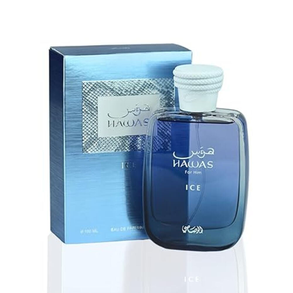 Rasasi Hawas Ice, Eau de Parfum, For Men, 100ml - Front View