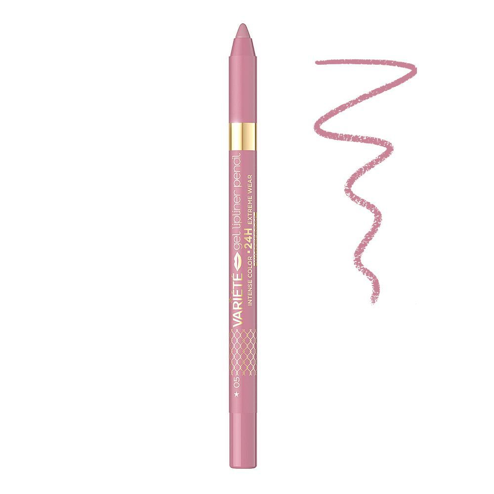 Eveline Waterproof Variete Gel Eyeliner Pencil, 05 Angel Nude -  Front View