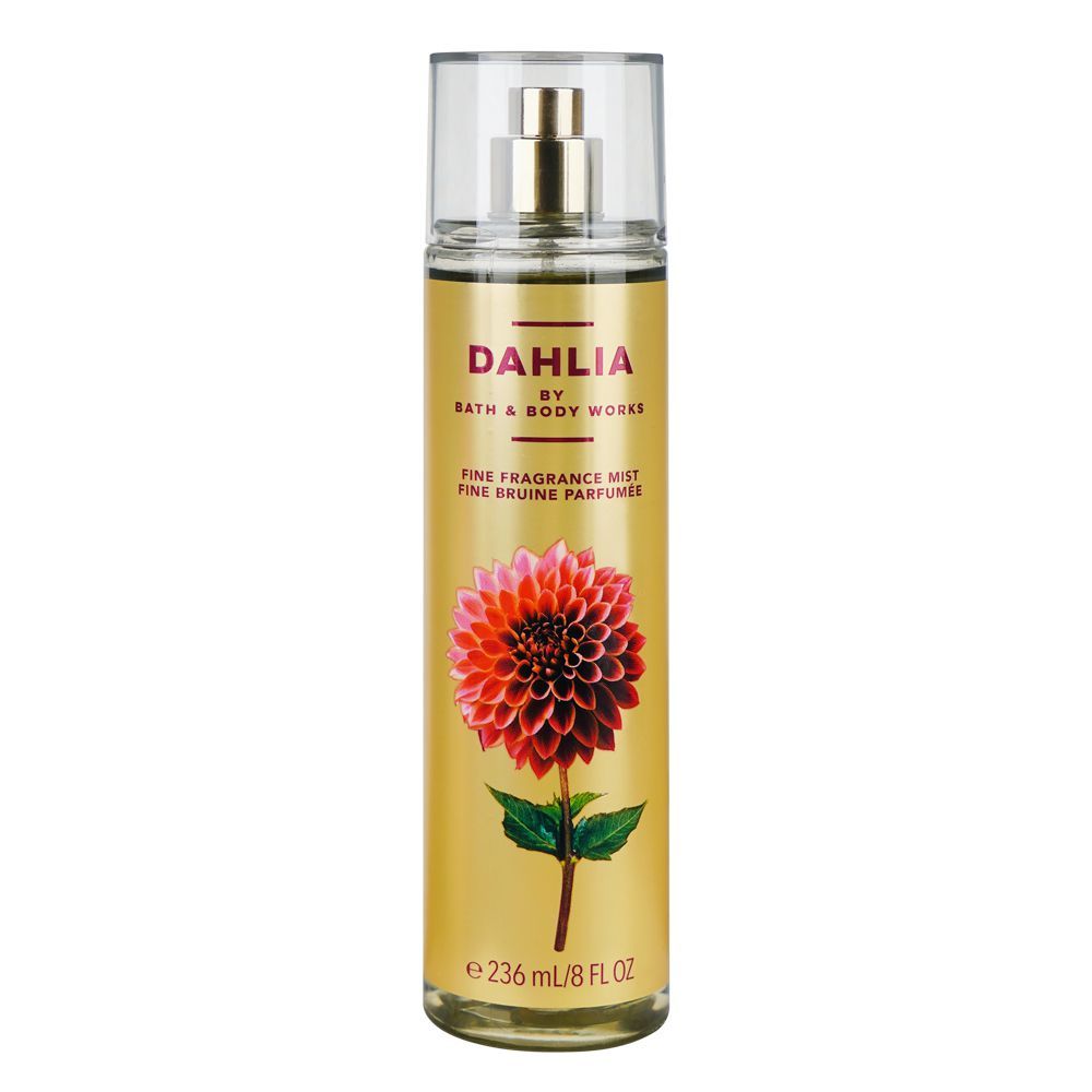 Bath & Body Works Dahlia Fine Fragrance Mist, For Women, 236ml - Front View