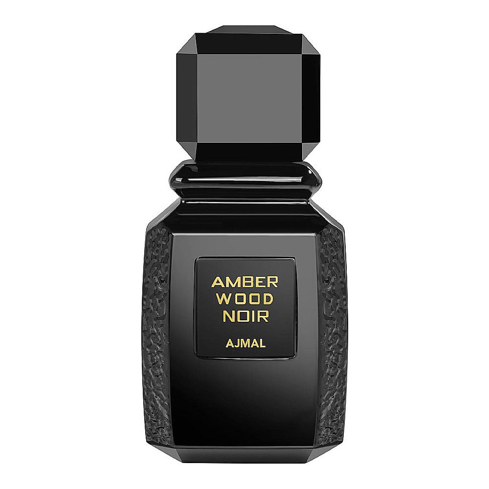 Ajmal Amber Wood Noir, Eau de Parfum, For Men & Women, 100ml - Front View