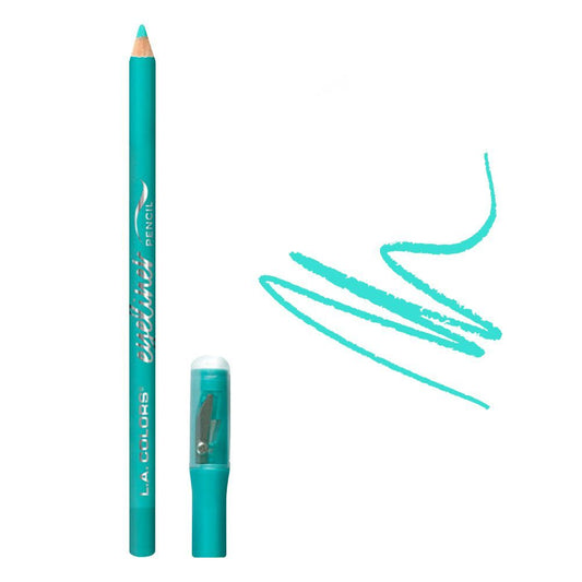 L.A. Colors Eyeliner Pencil With Sharpener, 1.8g, CP623 Teal -  Front View