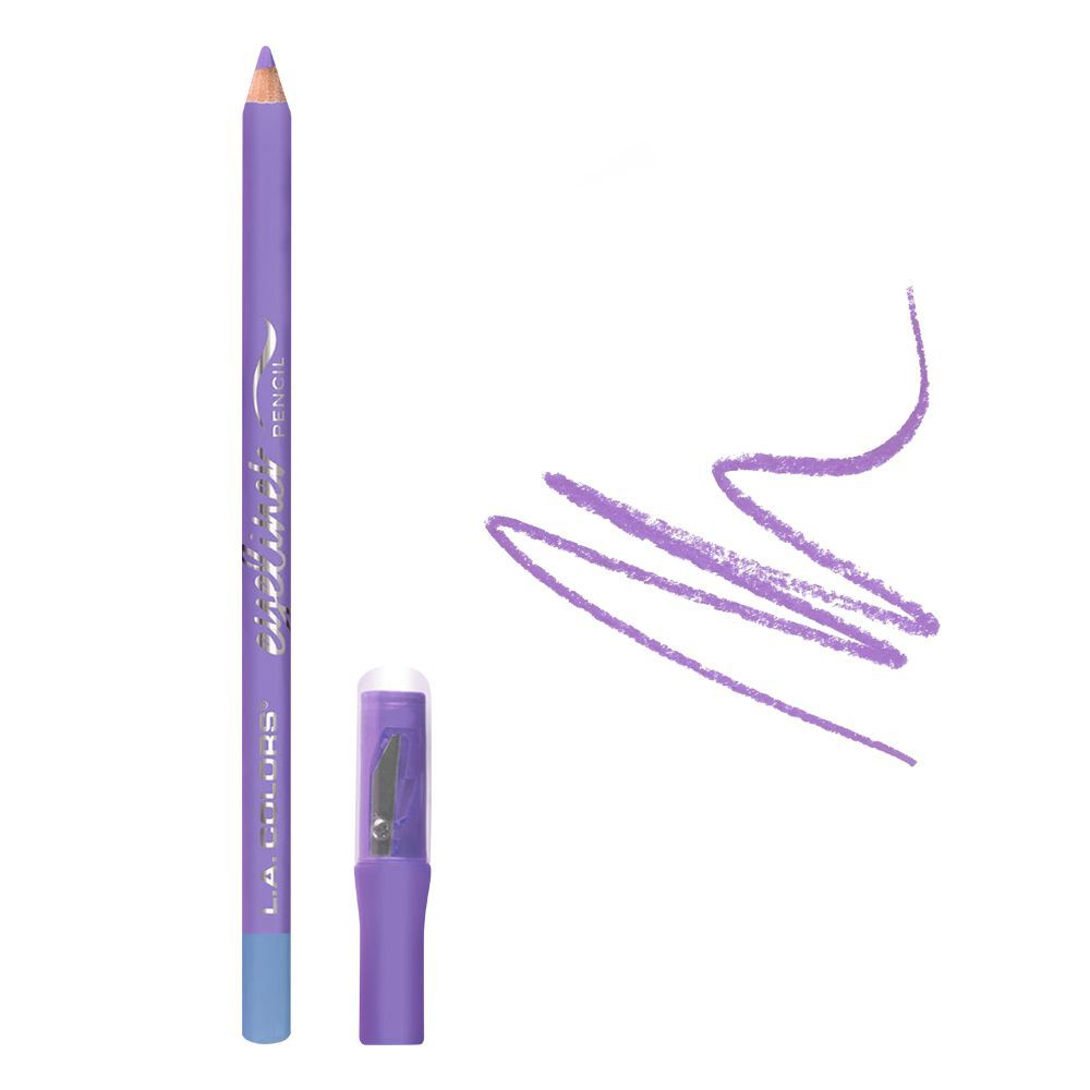 L.A. Colors Eyeliner Pencil With Sharpener, 1.8g, CP624 Purple -  Front View