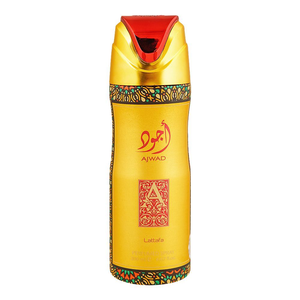 Lattafa Ajwad Body Spray, For Men, 200ml - Front View