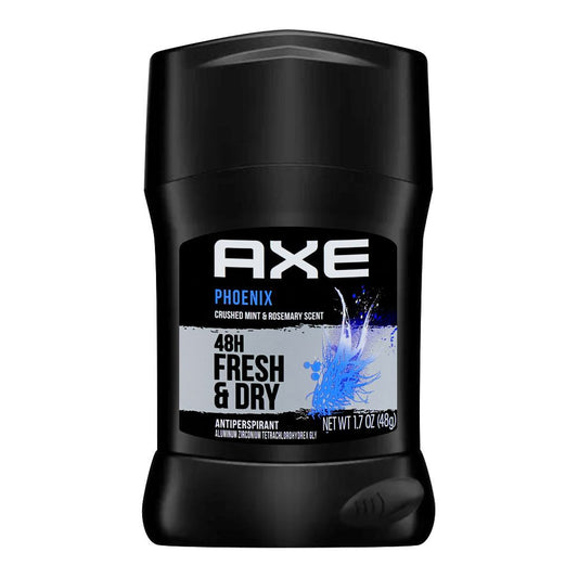 Axe Phoenix Antiperspirant Deodorant Stick, Crushed Mint & Rosemary, For Men, 48g - Front View