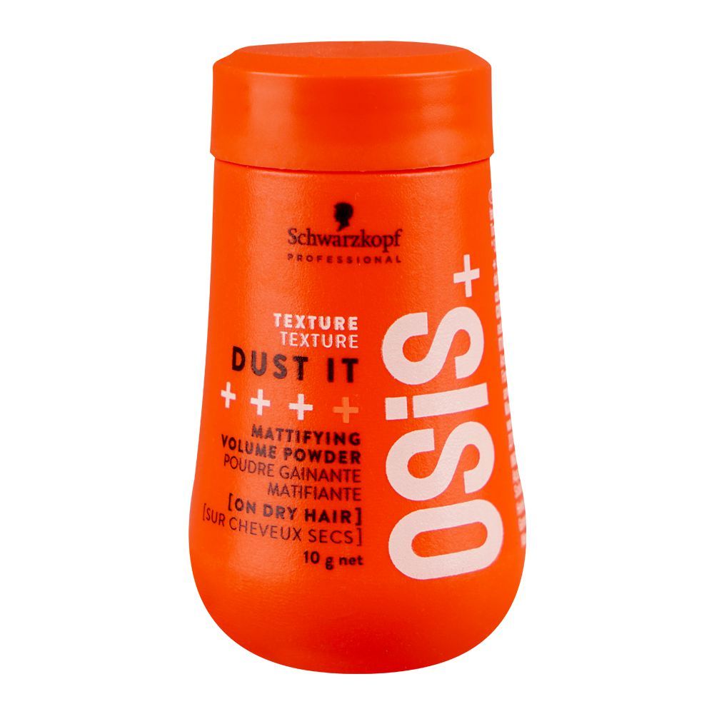 Schwarzkopf Osis+ Texture Dust It Mattifying Volume Powder For Hair, 10ml - Front View