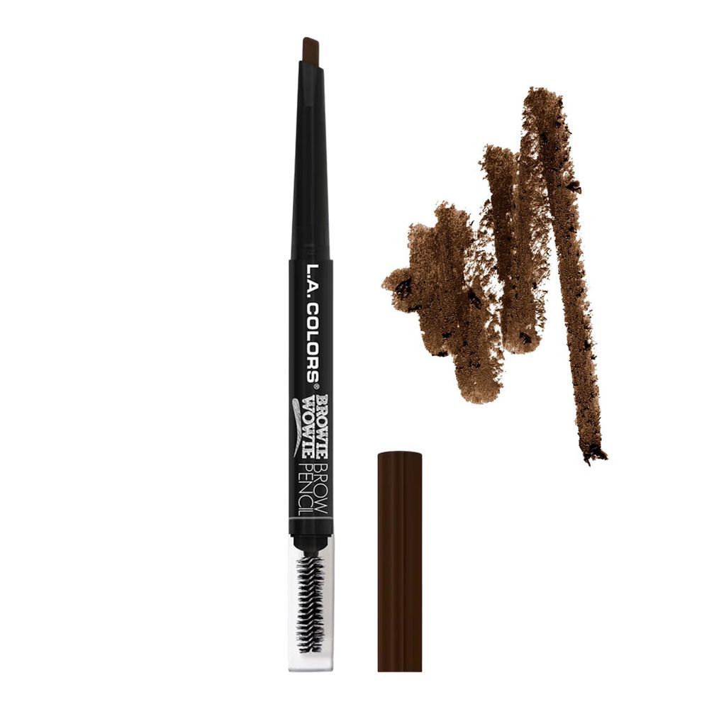 L.A. Colors Browie Wowie Eyebrow Pencil, CBP406 Chocolate - Front View