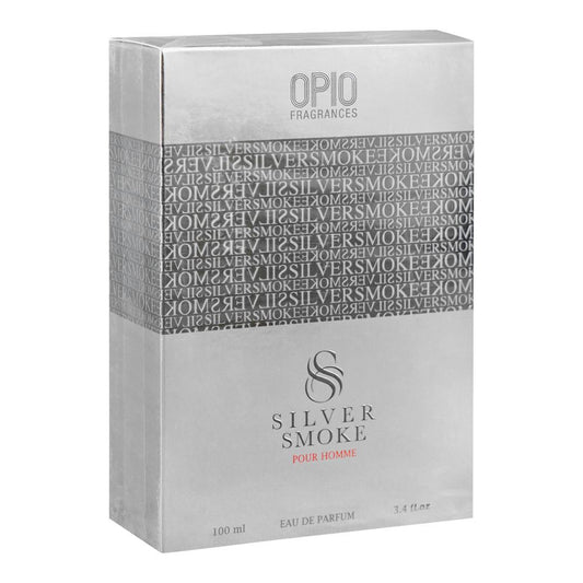 Opio Silver Smoke Eau de Parfum, For Men, 100ml - Front View