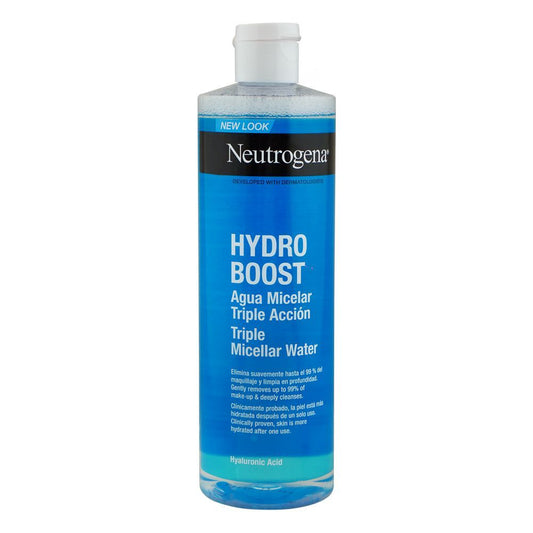 Neutrogena Hydro Boost Triple Micellar Water, Makeup Remover, 400ml - Front View