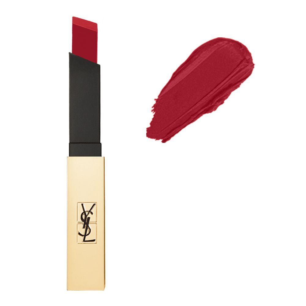 Yves Saint Laurent Rouge Pur Couture The Slim Leather Matte Lipstick, 2.2g, 1 Rouge Extravagant - Front View