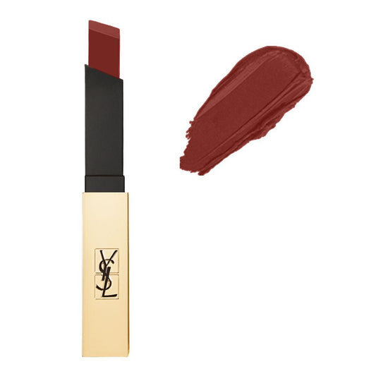 Yves Saint Laurent Rouge Pur Couture The Slim Leather Matte Lipstick, 2.2g, 23 Mystery Red - Front View