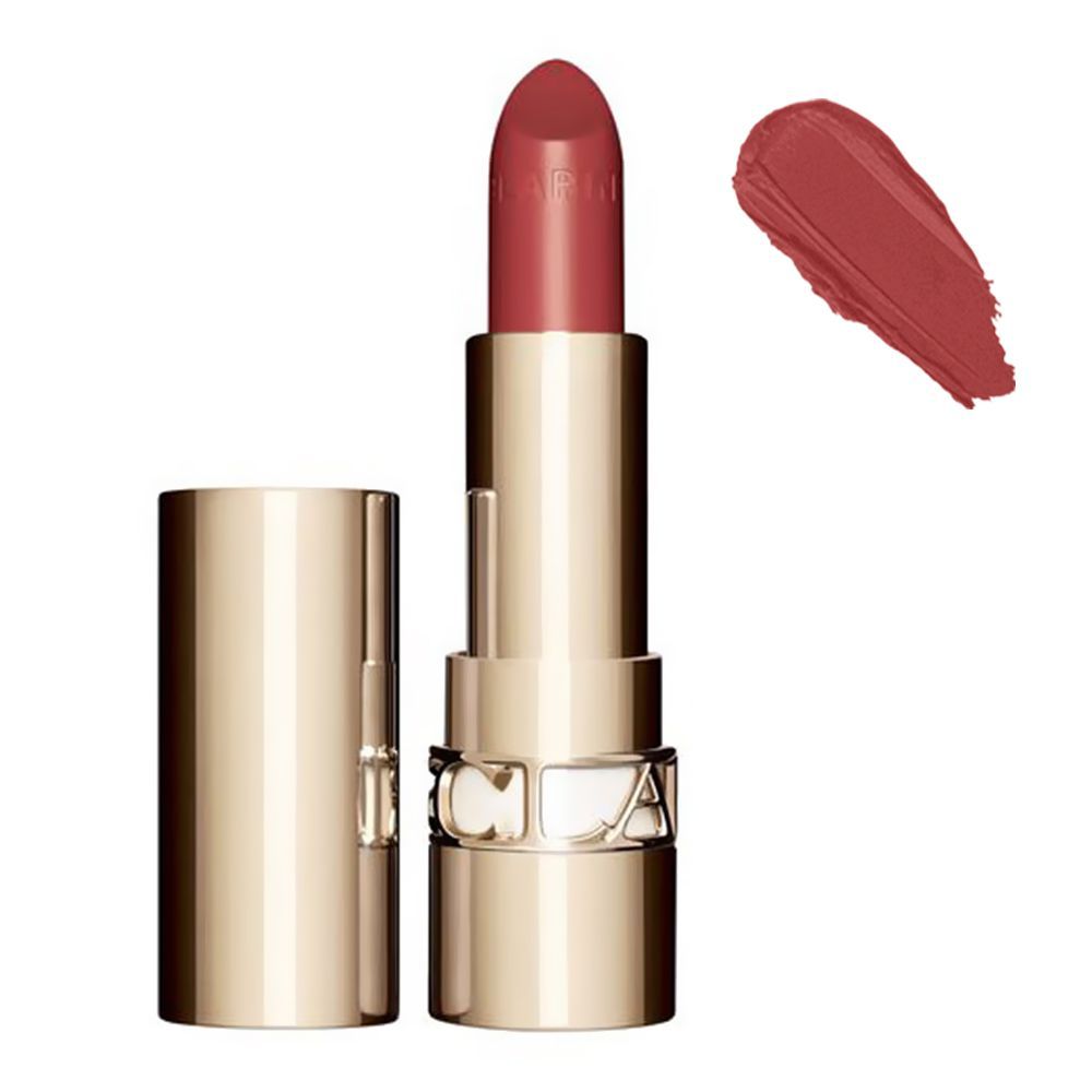 Clarins Paris Joli Rouge Satin Lipstick, 732 Grenadine, 3.5g - Front View