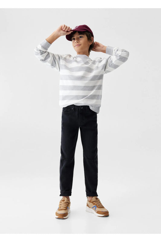 Kids Black Denim Jeans Boy Trousers