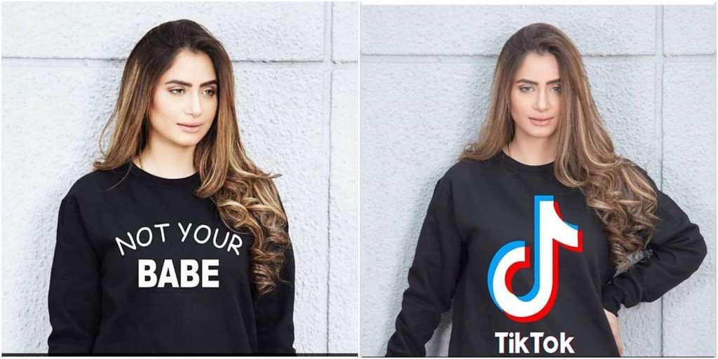 Pack of 2 Black Not Your and Black Printed Sweatshirts For Women - AceCart Warm Hooded Sweatshirt in Black