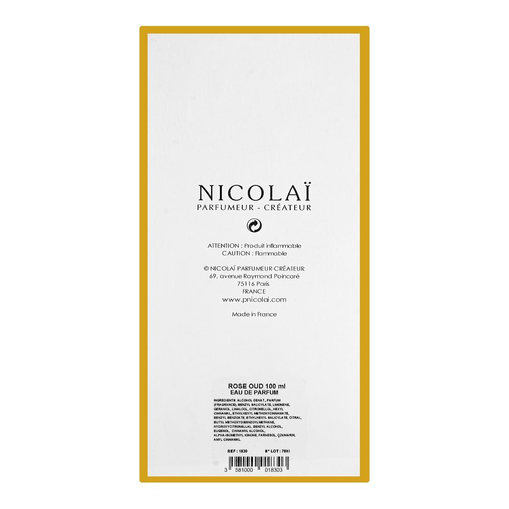 Nicolai Rose Oud, Eau De Parfum, For Men & Women, 100ml