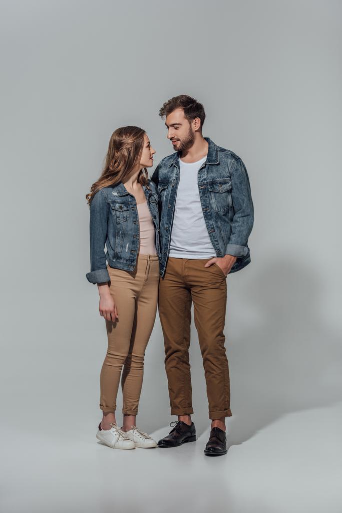 Couple Denim Jacket Blue